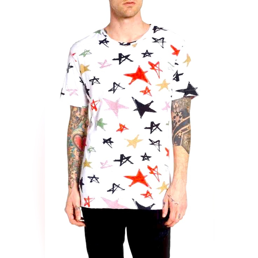 Antony Morato 100% Cotton Stars Graphic T-Shirt XL‎